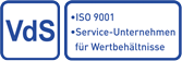Clavis VdS 3529 und DIN ISO 9001 Zertifizierung