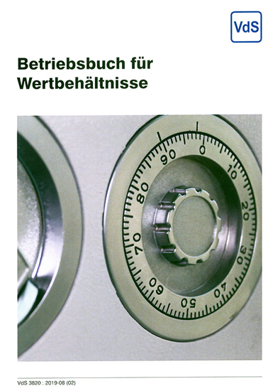 Betriebsbuch VdS  für Wertbehältnisse